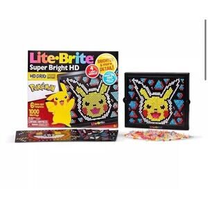 🔥Lite-Brite Super Bright HD Pokemon Edition Multicolor BNWT🔥